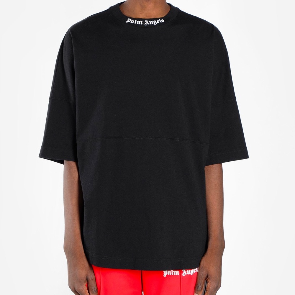 Palm Angels Men’s black logo tee